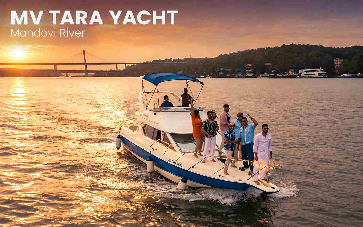 MV Tara Yacht || 8 Pax || Goa